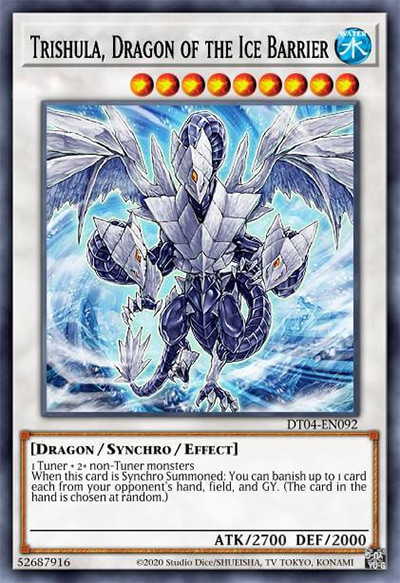 Trishula, Dragon of the Ice Barrier Yu-Gi-Oh Card