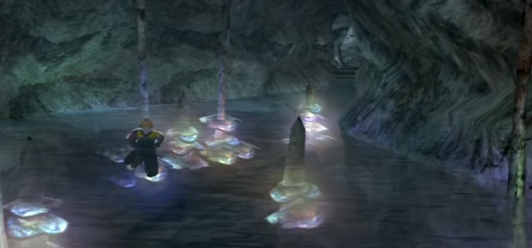 Tidus in Mt. Gagazet Cave Waters / FFX HD