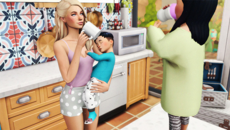 That Mommy Life Posepack / Sims 4 CC