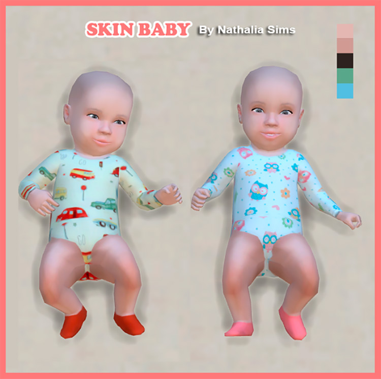 Baby Skin #7 Set / Sims 4 CC