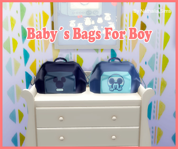 Baby’s Bag for Boy for The Sims 4