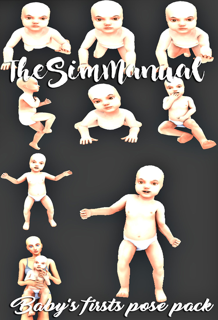 Baby’s Firsts Pose Pack / Sims 4