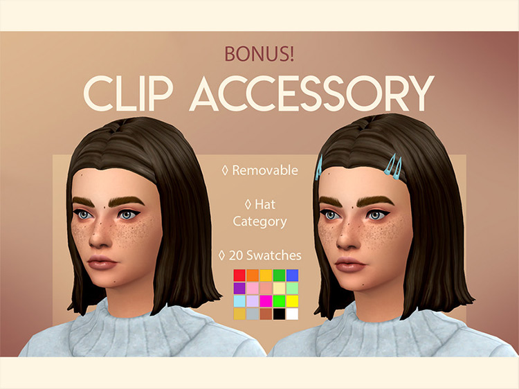 Sims 4 CC  Hair Clips   Clipped Hairdos  All Free    FandomSpot - 19