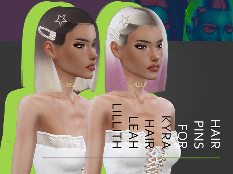 Kyra Hair Accessories for The Sims 4