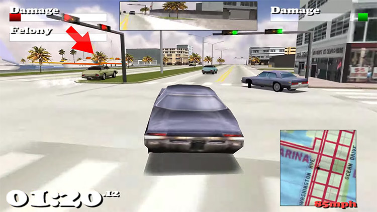 Driver (1999) PSX screenshot