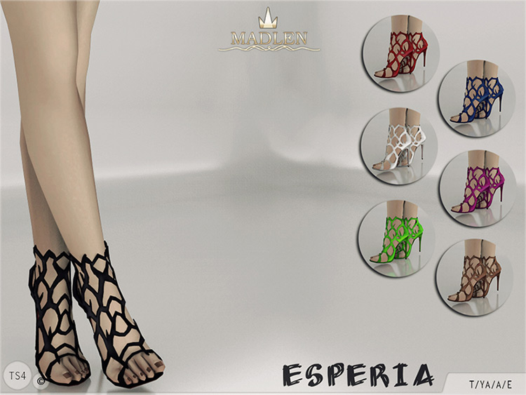 Sims 4 Open Toe Heels CC  All Free To Download    FandomSpot - 99