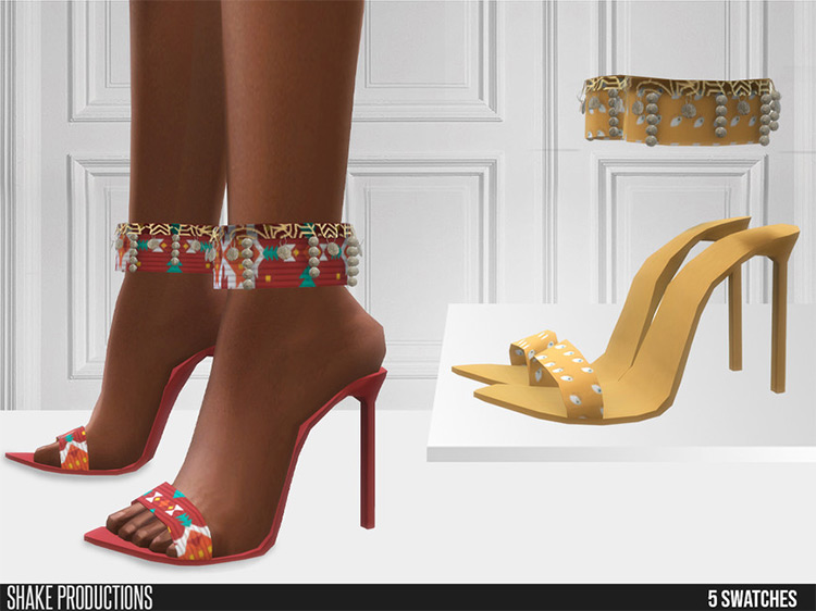 Sims 4 Open Toe Heels CC  All Free To Download    FandomSpot - 67