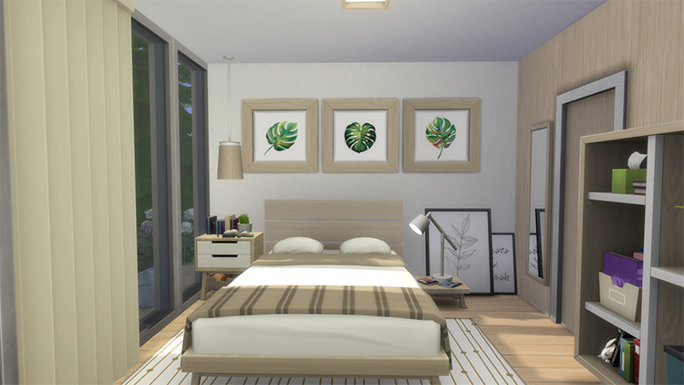 Minimalist Bedroom Stuff Set / Sims 4 CC