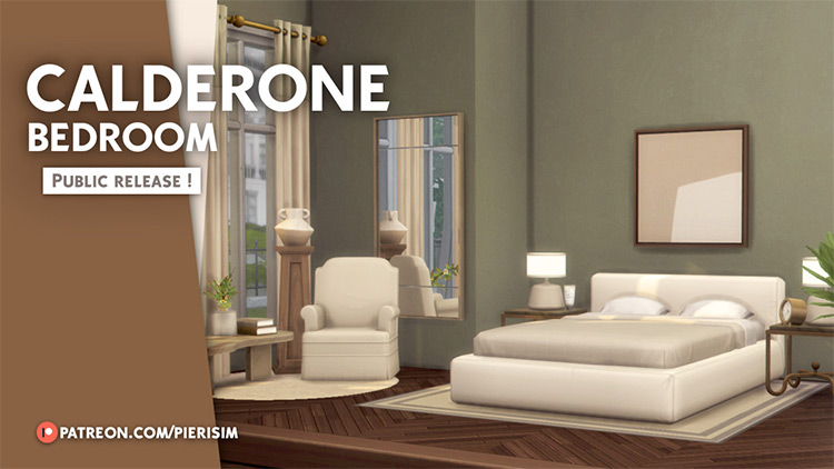 Calderone Bedroom Set Preview / TS4 CC