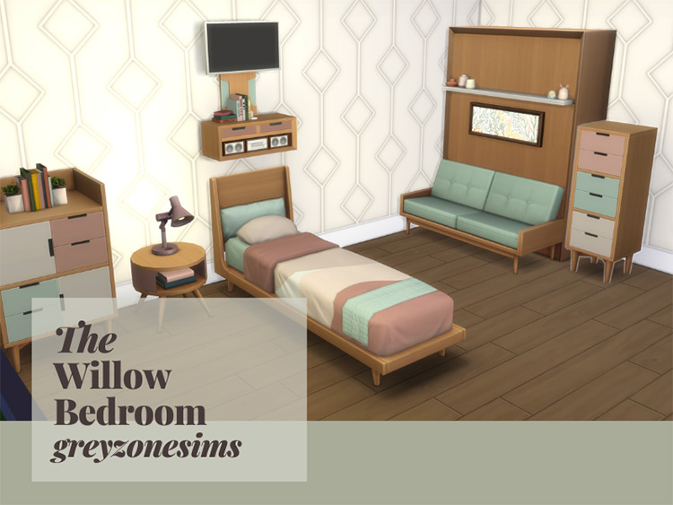 Willow Collection/Decor for Bedroom / Sims 4 CC