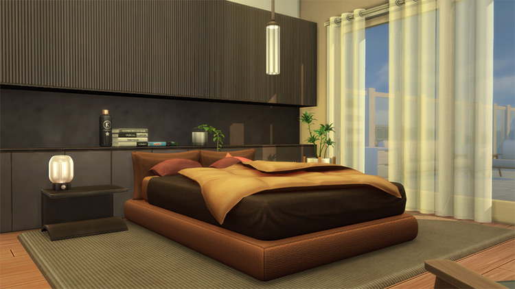 Sleek Slumber Bedroom Set for The Sims 4