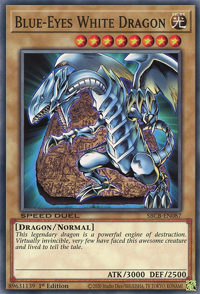 Blue-Eyes White Dragon (Alt Art) Yu-Gi-Oh! Card