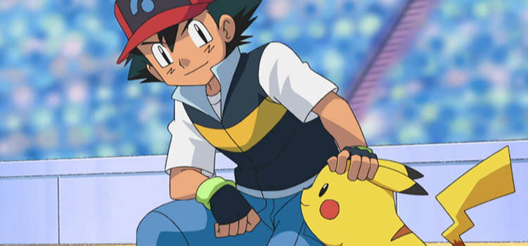 Ash with Pikachu in Tournament (Pokémon Anime)