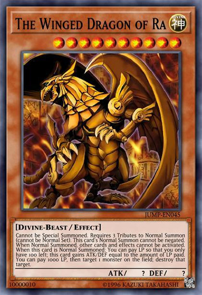 The Winged Dragon of Ra YGO Card