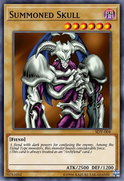Summoned Skull YGO Card