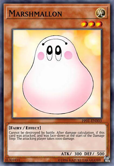 Marshmallon Yu-Gi-Oh Card
