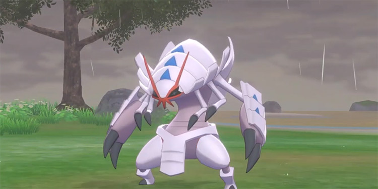 Shiny Golisopod in Pokémon Sword and Shield