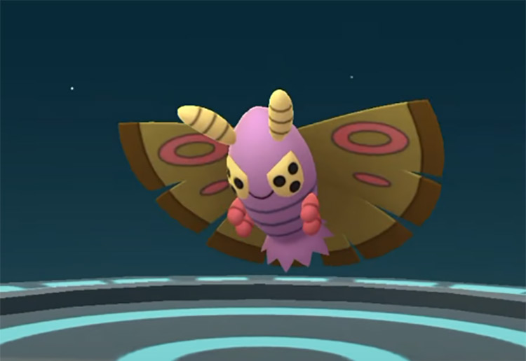 Shiny Dustox from Pokémon GO