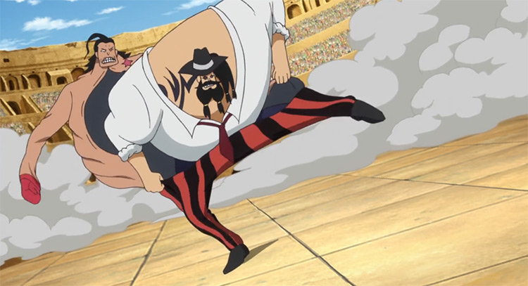 Kelly Funk Jacket-Jacket Fruit (Jake Jake no Mi) One Piece anime screenshot