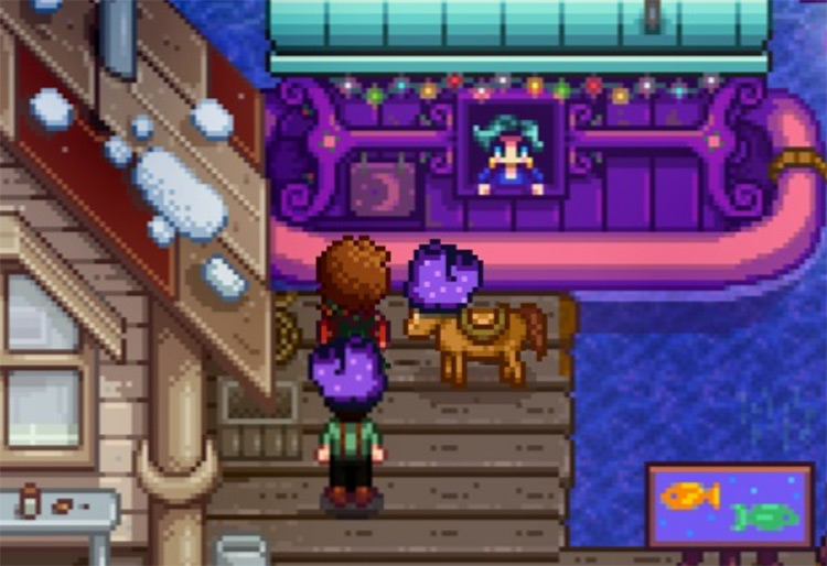 Mayor’s Lucky Purple Shorts Hats Mod for Stardew Valley