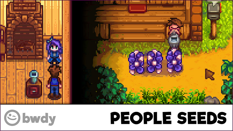 People Seeds Mod for Stardew Valley