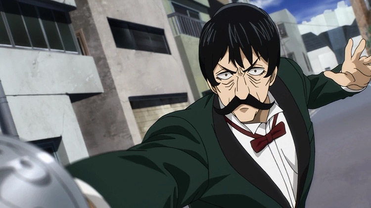 Spring Mustachio in One Punch Man anime