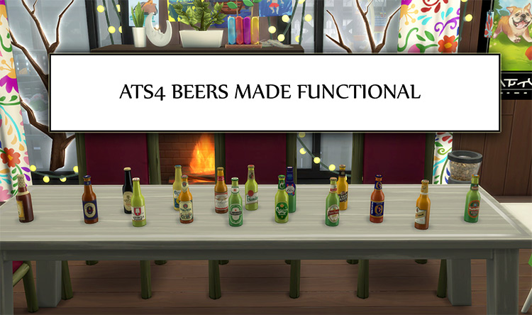 Beer Made Drinkable Mod for The Sims 4