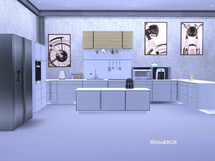 Kitchen Minimalist Set / Sims 4 CC