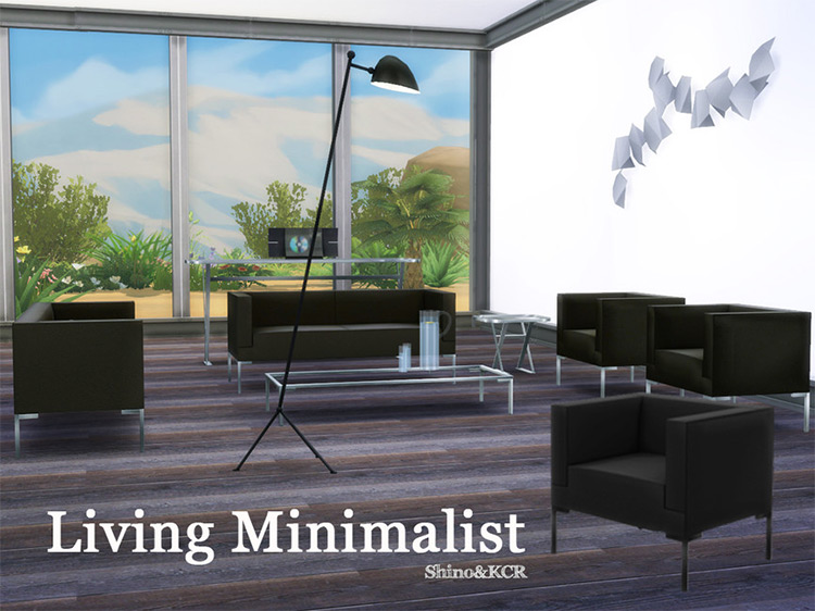 Living Minimalist Furniture Pack / TS4 CC