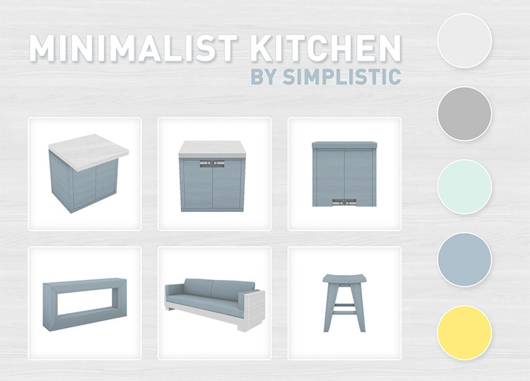 Best Sims 4 Minimalist Furniture CC  The Ultimate Collection   FandomSpot - 66