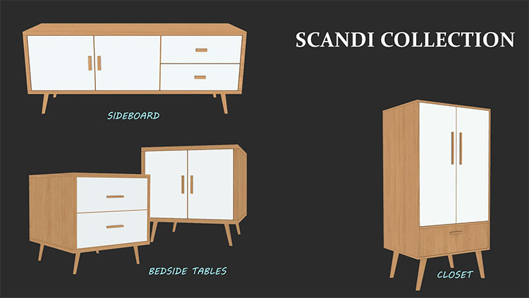 Scandi Furniture Collection / TS4 CC