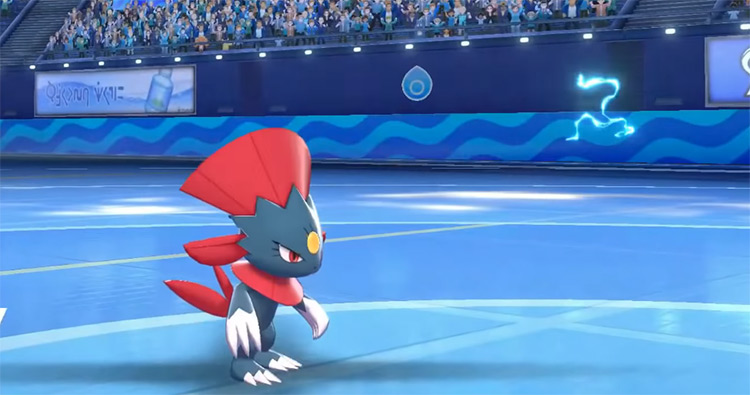Icicle Crash (Weavile) Pokémon SWSH screenshot