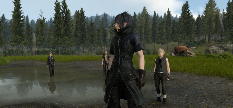 Noctis Dissidia Outfit Modded Into FFXV