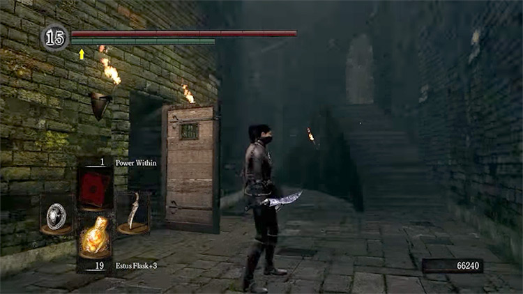 Dark Souls Remastered Bandit Knife gameplay screenshot