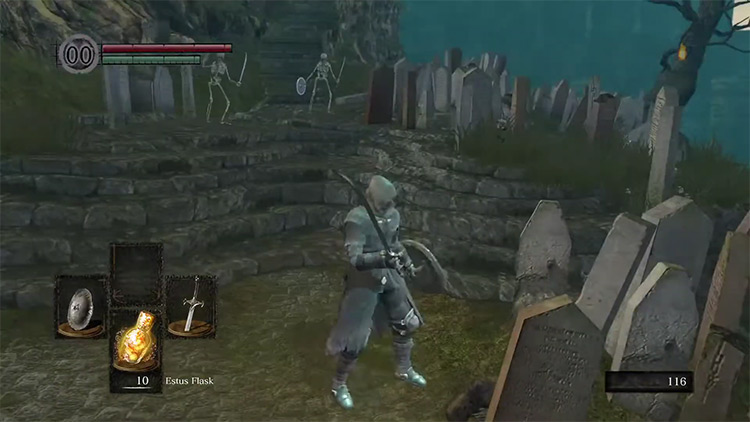 Dark Souls Remastered Scimitar gameplay screenshot