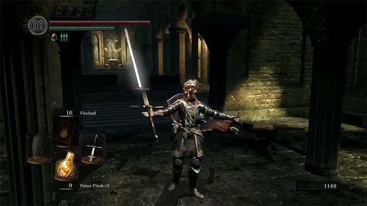 Zweihander in Dark Souls Remastered (screenshot)
