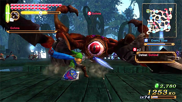 Queen Gohma from The Legend of Zelda Game Series screenshot
