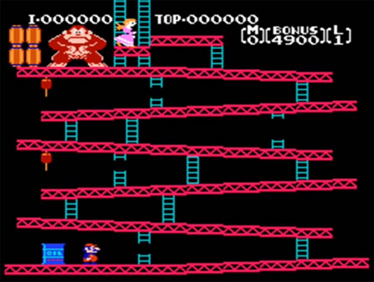 Donkey Kong from original Arcade Game screenshot