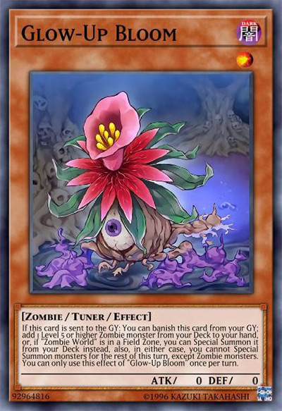 Glow-Up Bloom Yu-Gi-Oh Card