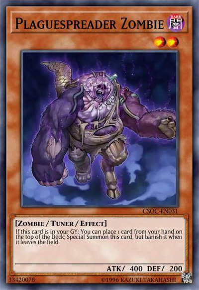 Plaguespreader Zombie YGO Card