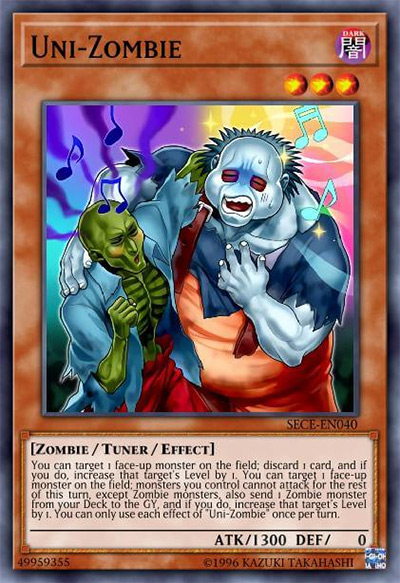 Uni-Zombie YGO Card