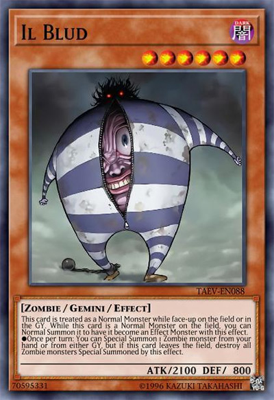 Il Blud YGO Card