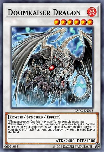 Doomkaiser Dragon YGO Card