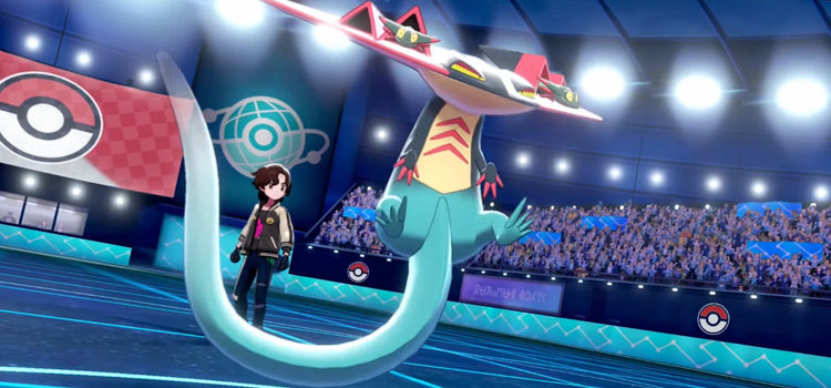 Dragapult Battle Screenshot from Pokémon Shield