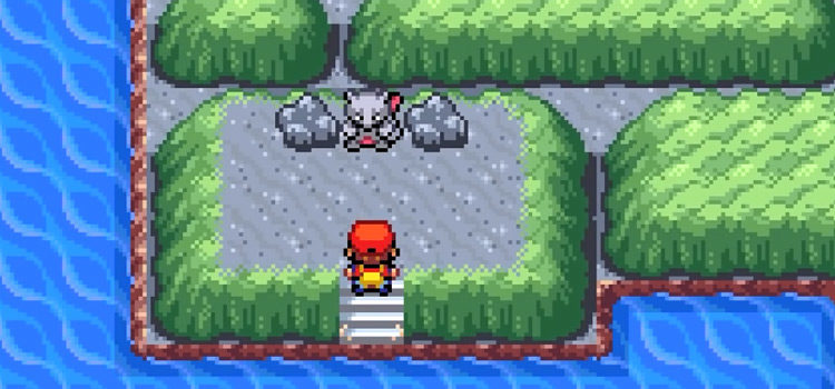 Mewtwo location in Cerulean Cave / Pokémon FireRed