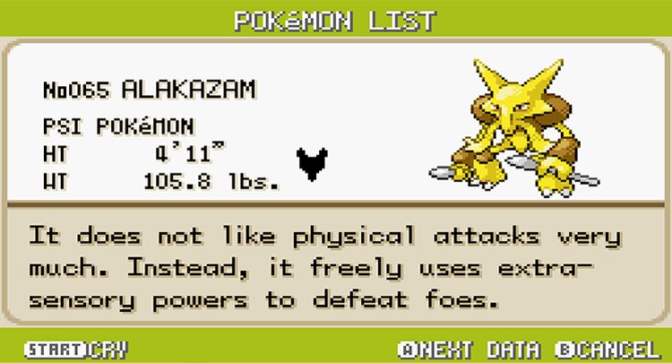 The Best Psychic Pok mon in FireRed   LeafGreen   FandomSpot - 70