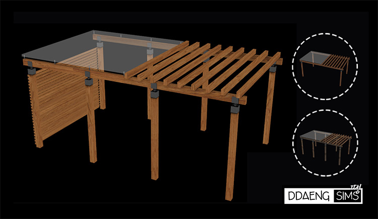 Best Sims 4 Pergola   Gazebo CC  All Free    FandomSpot - 31