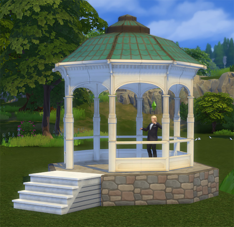 Best Sims 4 Pergola   Gazebo CC  All Free    FandomSpot - 61