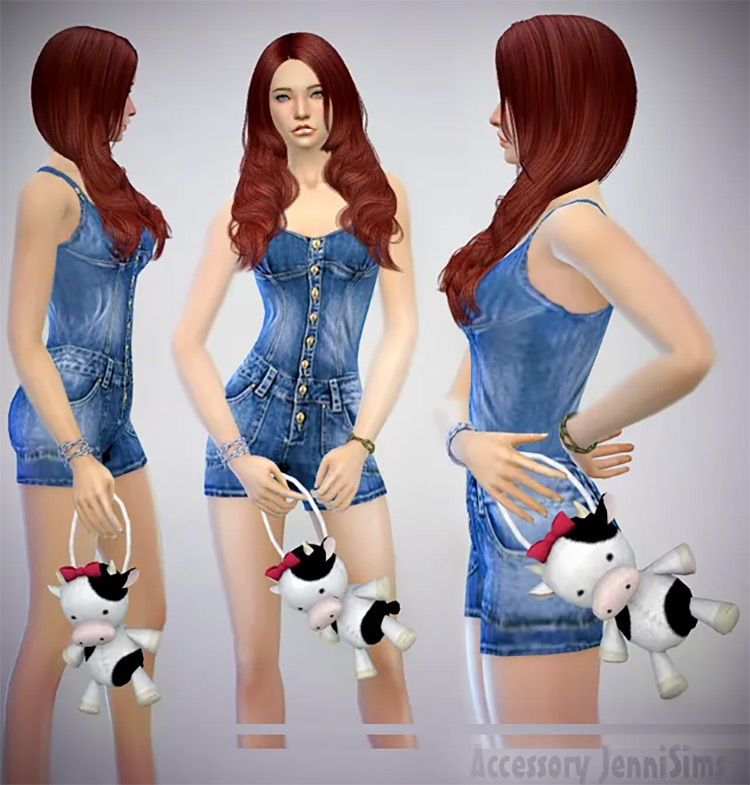 Cow Handbag Design / Sims 4 CC