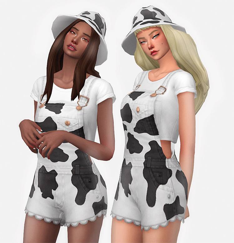 Sims 4 Cow Print Clothes   Accessories   FandomSpot - 46